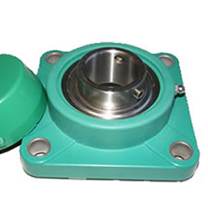 Thermoplastic Bearing Housing: 4 Bolt Flange   