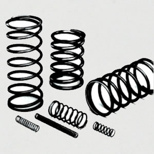 Springs from HPC Gears. compression Springs